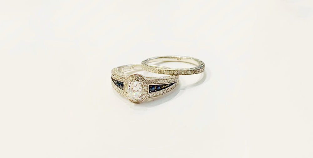 Diamond Double Ring (14K).