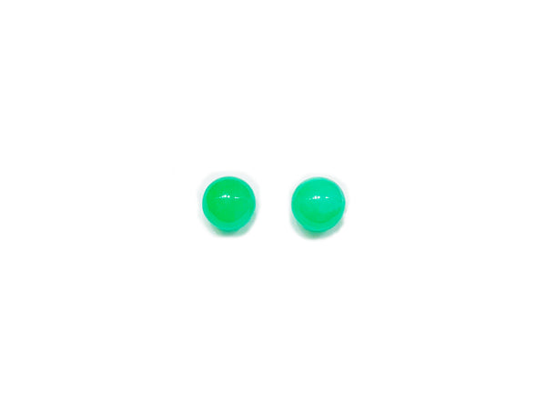 Jade Ball Earrings (14K).