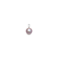 Wisiorek z różowej perły Morza Południowego (14K) z przodu - Popular Jewelry - Nowy Jork