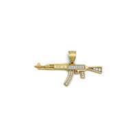 Blaen Pendant AK-47 CZ Bach (14K) - Popular Jewelry - Efrog Newydd