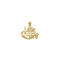 Pendant Ymadrodd Angel Bach (14K) blaen - Popular Jewelry - Efrog Newydd
