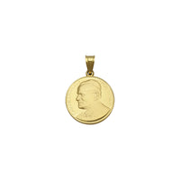 Pope Joannes Paulus II Medallion Pendant (14K) front - Popular Jewelry - New York