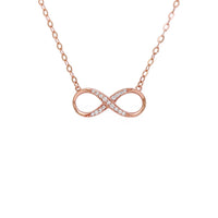 Infinity ogrlica (14K) sprijeda - Popular Jewelry - New York