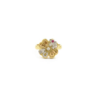 Lucky Charms prsten s djetelinom (14K) sprijeda - Popular Jewelry - Njujork