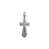Baguette Icy Passion Cross Hanger (14K) voorzijde - Popular Jewelry - New York