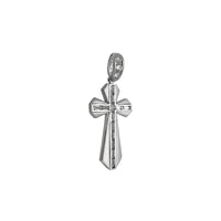 Baguette Icy Passion Cross Hanger (14K) zijkant - Popular Jewelry - New York