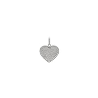 Frente pendente com coração gelado (14K) - Popular Jewelry - New York