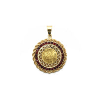 Pendentif médaillon de pièce d'or canadien (14K) - Popular Jewelry - New York