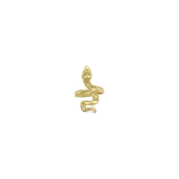Concertina Snake Ring (14K) front - Popular Jewelry - New York