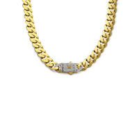 Catena Ligera Cubana di Monaco 20 "(14K) davanti - Popular Jewelry - New York