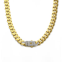 Cuban Monaco Lightweight Chain 24" (14K) front - Popular Jewelry - New York