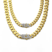 Kubanski Monako laki lanac (14K) glavni - Popular Jewelry - Njujork