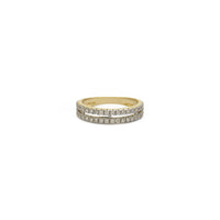 Double Row Half Eternity Ring (14K)