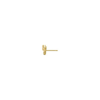 Náušnice Icy Bee Stud žluté (14K) boční - Popular Jewelry - New York