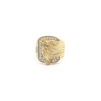 آئيس ڊريگن سر سائنٽ رنگ (14 ڪلو) اڳيان - Popular Jewelry - نيو يارڪ