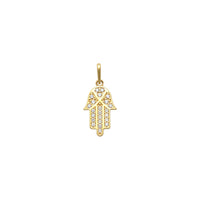 Icy Hamsa Abin Wuya (14K) gaba - Popular Jewelry - New York