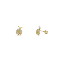 Icy Ladybug Stud Mhete (14K) main - Popular Jewelry - New York