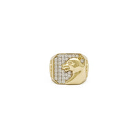 Icy Panther Signet Ring (14K) foran - Popular Jewelry - New York