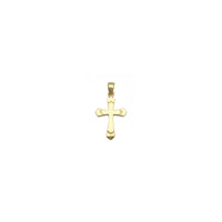 কাটা প্যাশন ক্রস দুল হলুদ (14K) সামনে - Popular Jewelry - নিউ ইয়র্ক