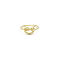 Prsten s ljubavnim čvorom (14K) sprijeda - Popular Jewelry - Njujork