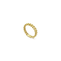 Bahagian Miami Cuban Ring (14K) - Popular Jewelry - New York