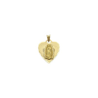 Our Lady of Guadalupe Heart Pendant (14K) luma - Popular Jewelry - Niu Ioka