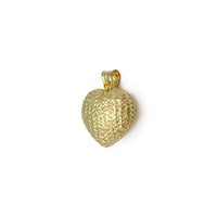 Puffy Glam Heart Pendant Large (14K) lado - Popular Jewelry - Nueva York