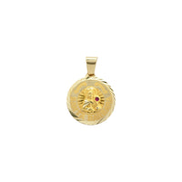 Saint Barbara medallion Pendanti (14K) iwaju - Popular Jewelry - Niu Yoki