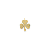Shamrock Pendant (14K) front - Popular Jewelry - New York