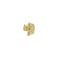 Smiley Elephant Pendant (14K) diagonal - Popular Jewelry - New York