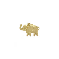 Smiley Elephant Pendant (14K) side 2 - Popular Jewelry - New York