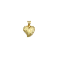 Penkled Curvy Heart Pendant (14K) ດ້ານໜ້າ - Popular Jewelry - ເມືອງ​ນີວ​ຢອກ