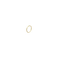 Twisted Nose Ring (14K) диагональ - Popular Jewelry - Нью Йорк