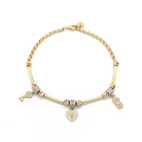 Eternal Love CZ Bracelet (14K) main - Popular Jewelry - New York