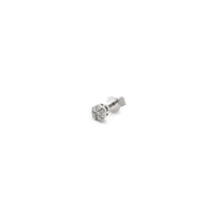 钻石簇状耳钉（14K）侧面- Popular Jewelry  - 纽约
