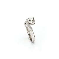 Kitty CZ Ring (14K) front - Popular Jewelry - New York
