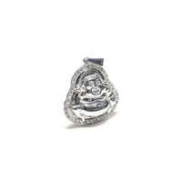 Gülən Budda Diamond Ağ Qızıl Kulon (14K) yan 1 - Popular Jewelry - Nyu-York