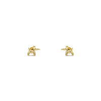 ബലൂൺ ഡോഗ് സ്റ്റഡ് കമ്മലുകൾ (14 കെ) ഫ്രണ്ട് - Popular Jewelry - ന്യൂയോര്ക്ക്