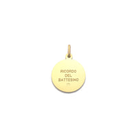 Mặt dây chuyền Huy chương Ý Lễ rửa tội cho trẻ em (14K) - Popular Jewelry - Newyork