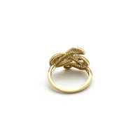 Entangling Snake Cocktail Ring (14K) back - Popular Jewelry - New York