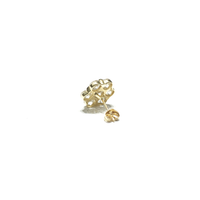 Plata Honeycomb Cluster Diamond Stud Earring (14K) reen - Popular Jewelry - Novjorko