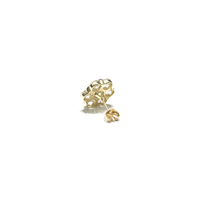 Düz Honeycomb Cluster Diamond Stud Sırğa (14K) geri - Popular Jewelry - Nyu-York