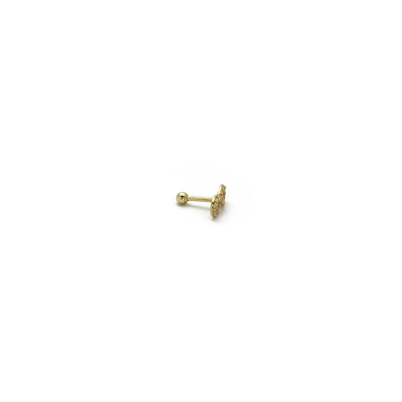 Infinity CZ Labrets Piercing (14K) side - Popular Jewelry - New York