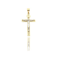 Jesus Crucified INRI Cross Pendant (14K)