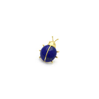 Lapis Lazuli Uğur Böcəyi Düymə Sırğa (14K) diaqonal - Popular Jewelry - Nyu-York