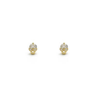 ផ្នែកខាងមុខក្រវិលលលាដ៍ក្បាលគួរឱ្យស្រឡាញ់ -Dovey (14K) - Popular Jewelry - ញូវយ៉ក