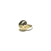Skull Head Ring (14K) side - Popular Jewelry - New York