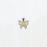 Fairy Butterfly Pendant (14K) Two-Tone Gold - Popular Jewelry - New York