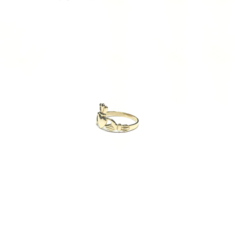 Claddagh Ring (14K) side - Popular Jewelry - New York