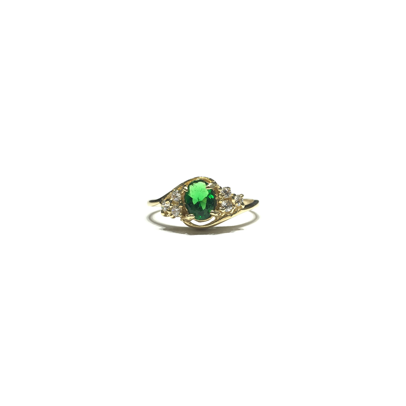 Sterling Silver Ring with a Very Dark Green Jade Circle - Dark Green Moon |  NOVICA
